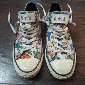 Converse X Grateful Dead / Dancing Bears / Women's Size 8 Men's Size 6